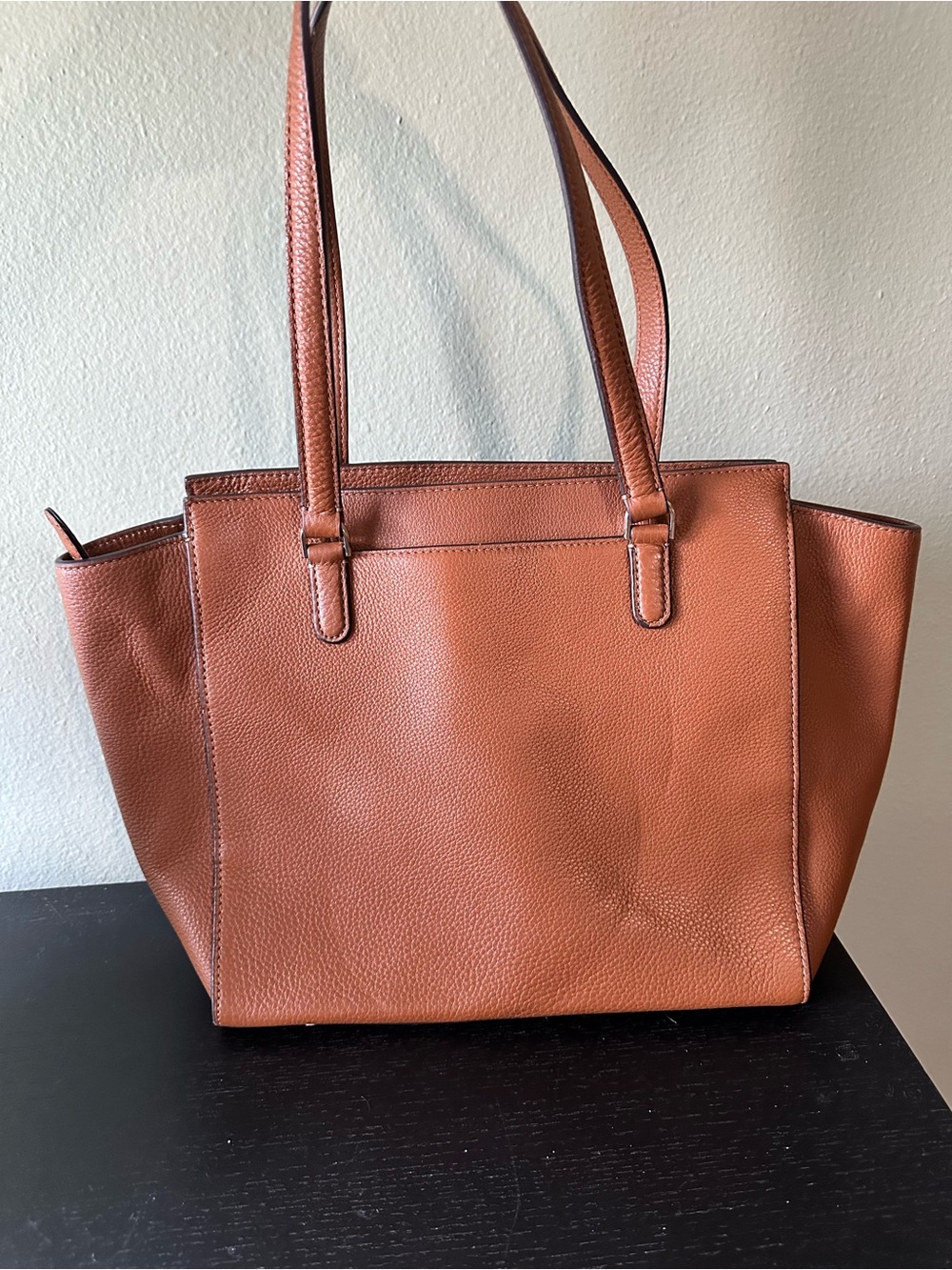 kate spade Cognac Pebbled Leather Tote - Picture 2 of 2